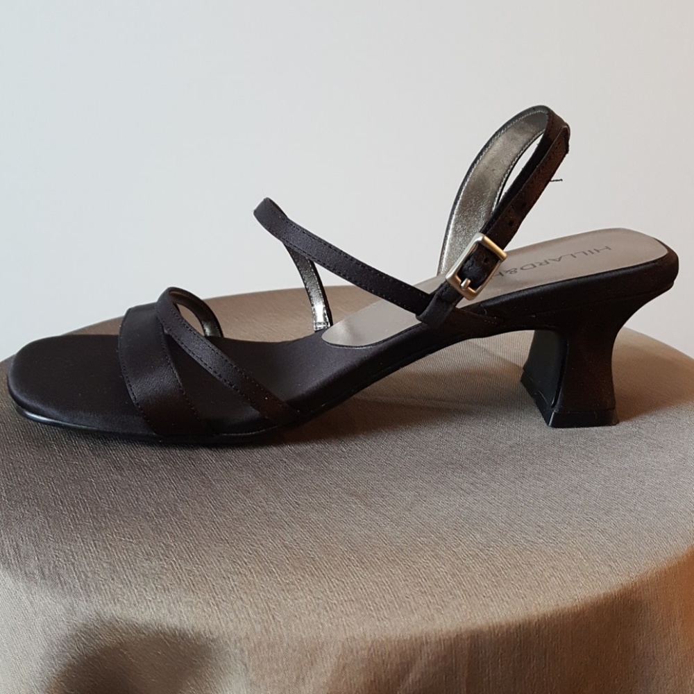 Hillard & Hanson Black Dress Heels - NWOT - Picture 2 of 8